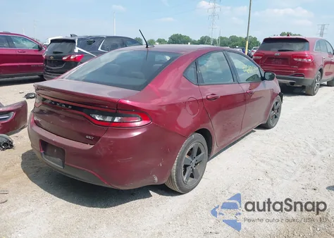 2015 Dodge Dart Sxt из США, поврежденный, VIN 1C3CDFBB6FD308900